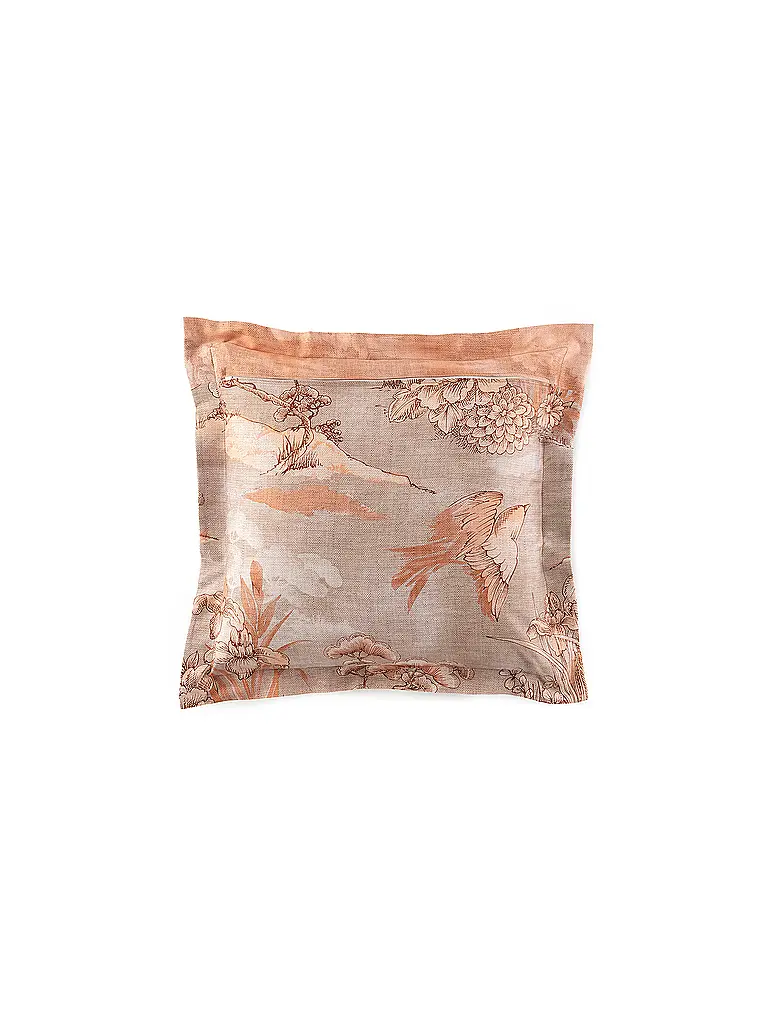 BASSETTI | Ropa de cama de satén 70x90cm / 140x200cm ACQUAFORTE Terracota | 