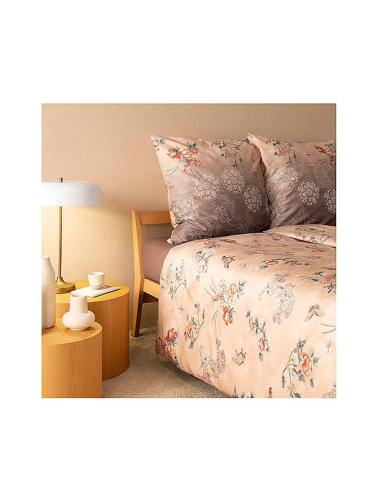 BASSETTI | Ropa de cama de satén 70x90cm / 140x200cm ESPERIDI Beige | 