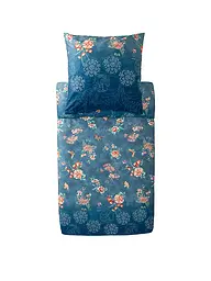 BASSETTI | Ropa de cama de satén 70x90cm / 140x200cm ESPERIDI Beige | Azul