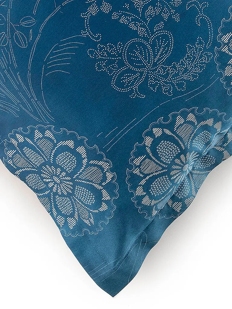 BASSETTI | Ropa de cama de satén 70x90cm / 140x200cm ESPERIDI Petrol | 