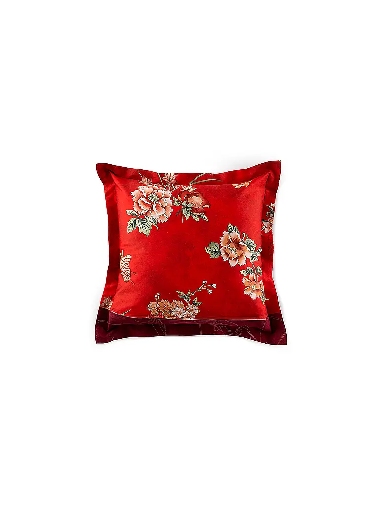 BASSETTI | Ropa de cama de satén 70x90cm / 140x200cm ESPERIDI Rojo | 