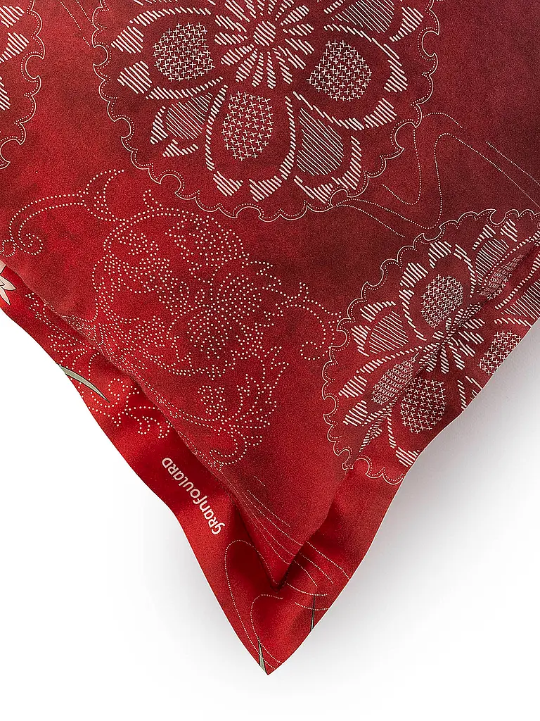 BASSETTI | Ropa de cama de satén 70x90cm / 140x200cm ESPERIDI Rojo | 