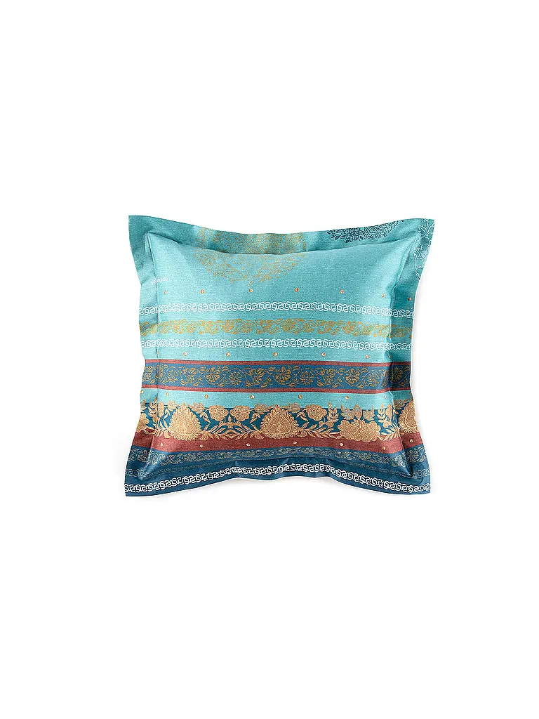 BASSETTI | Ropa de cama de satén 70x90cm / 140x200cm FLORENCE Turquesa | 