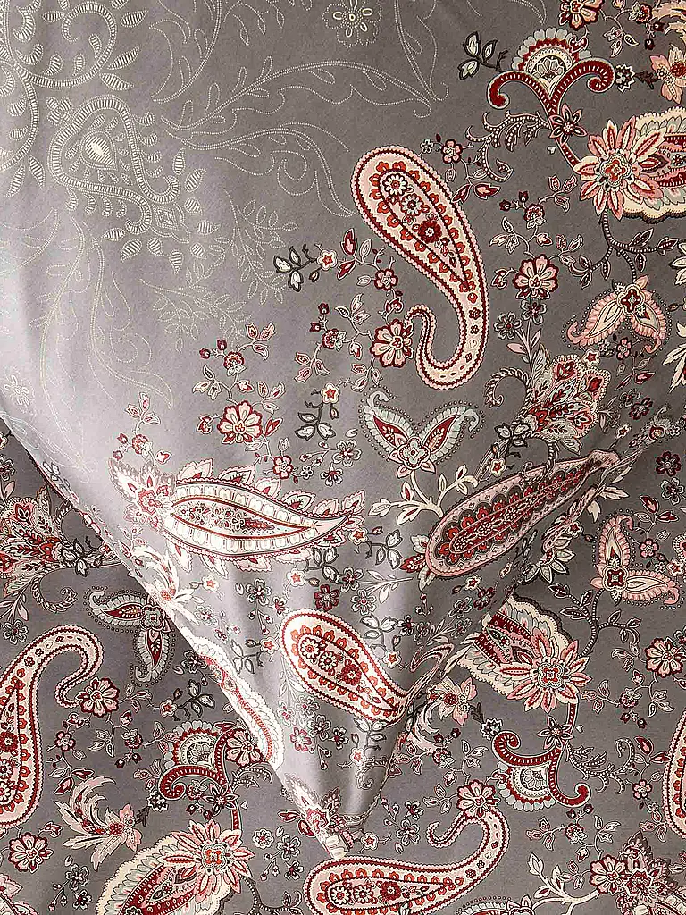 BASSETTI | Ropa de cama de satén 70x90cm / 140x200cm MONNALISA Gris | 