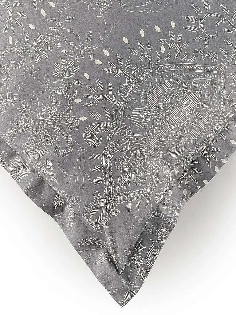 BASSETTI | Ropa de cama de satén 70x90cm / 140x200cm MONNALISA Gris | 