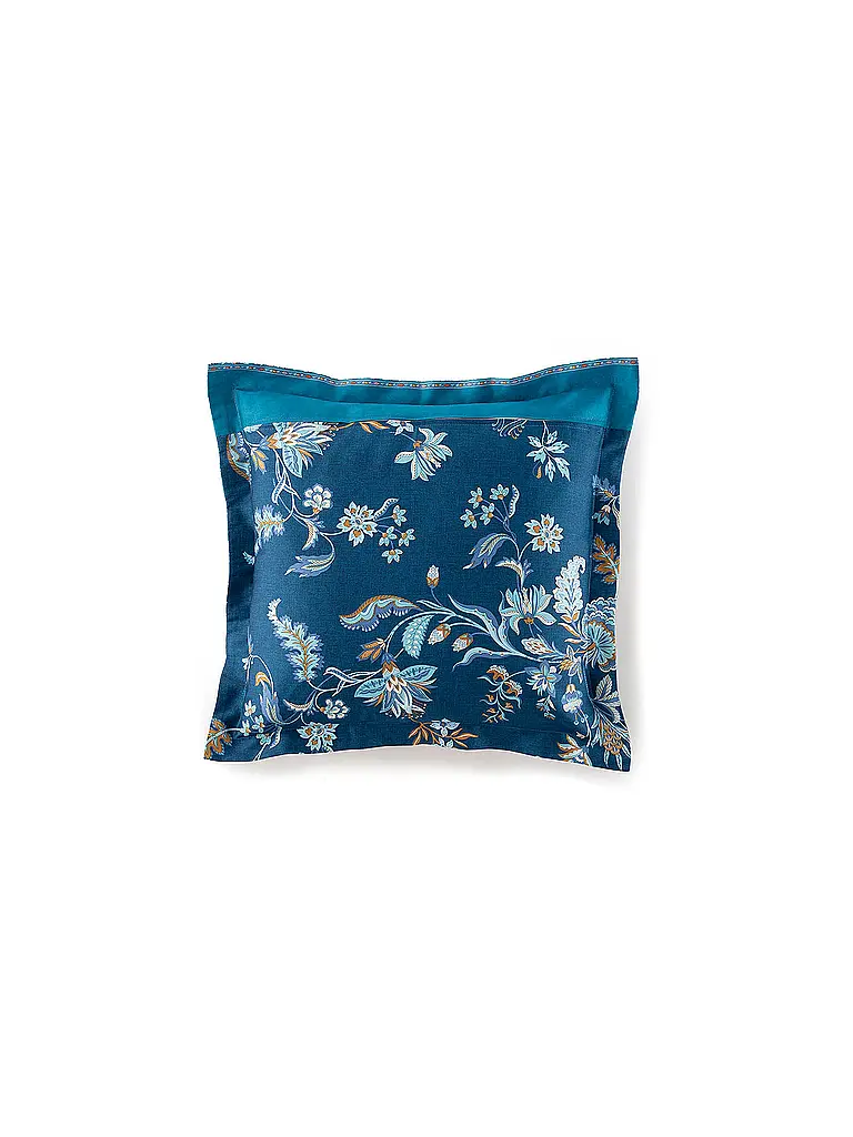 BASSETTI | Ropa de cama de satén 70x90cm / 140x220cm INDIAN ROSES Azul | 