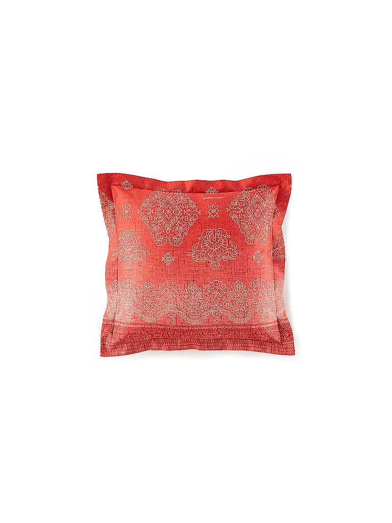 BASSETTI | Ropa de cama de satén 70x90cm / 140x220cm KERALA Burdeos | 