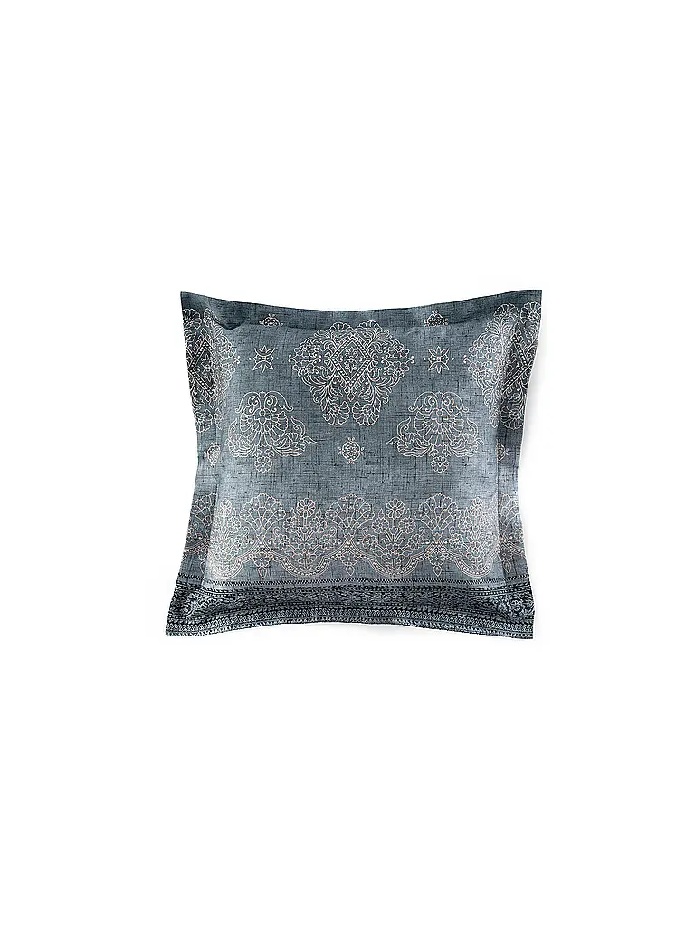 BASSETTI | Ropa de cama de satén 70x90cm / 140x220cm KERALA Verde esmeralda | 