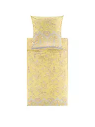 BASSETTI | Ropa de cama de satén INDIAN ROSES 70x90cm/140x200cm Amarillo | Amarillo