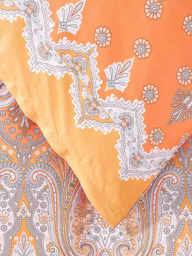 BASSETTI | Ropa de cama de satén ISOLABELLA 70x90cm/140x200cm Naranja | 