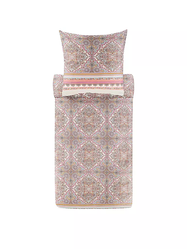 BASSETTI | Ropa de cama de satén MARECHIARO 70x90cm/140x200cm Rosa | Rosa