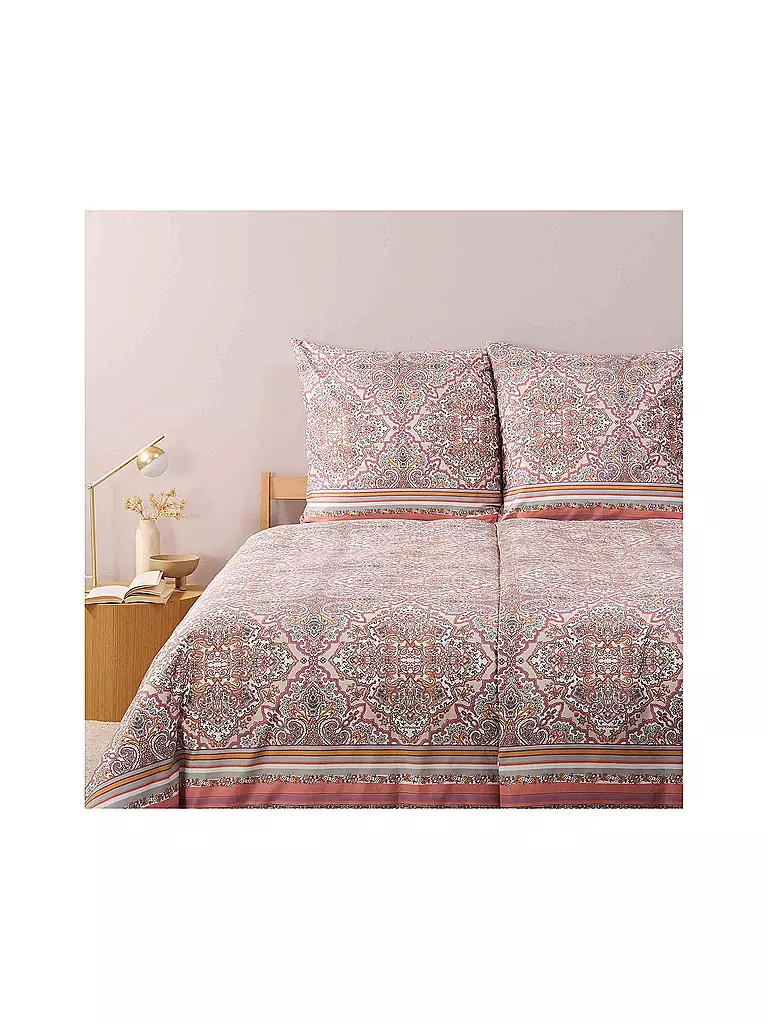 BASSETTI | Ropa de cama de satén MARECHIARO 70x90cm/140x200cm Rosa | Rosa