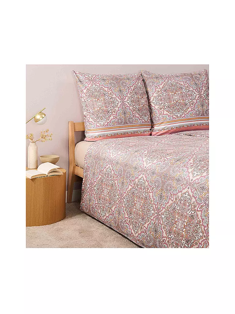 BASSETTI | Ropa de cama de satén MARECHIARO 70x90cm/140x200cm Rosa | Rosa