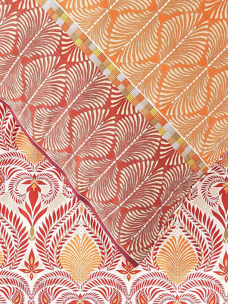 BASSETTI | Ropa de cama de satén NAIROBI 70x90cm/140x200cm Corale | 