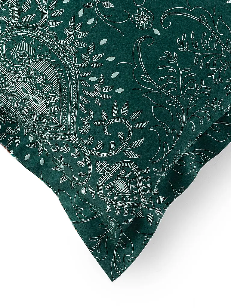 BASSETTI | Satin Bettwäsche 70x90cm / 140x220cm MONNALISA  Verde | 