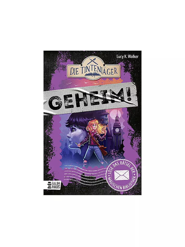 BAUMHAUS VERLAG | Die Tintenjäger - Löse das Rätsel der magischen Bibliothek | Sin color