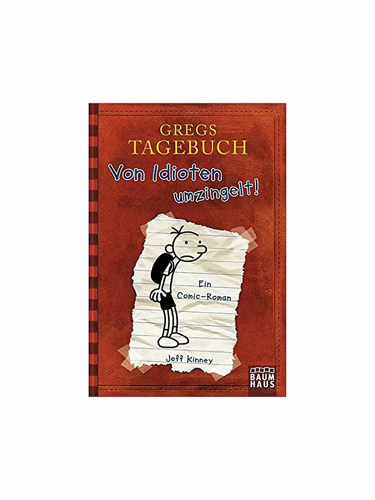 BAUMHAUS VERLAG | El diario de Greg 1 - ¡Rodeado de idiotas! (Tapa dura) | Sin color