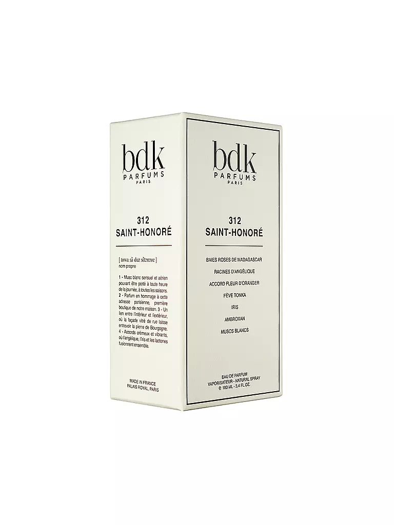 BDK | 312 Saint-Honoré Eau de Parfum 100 ml | 