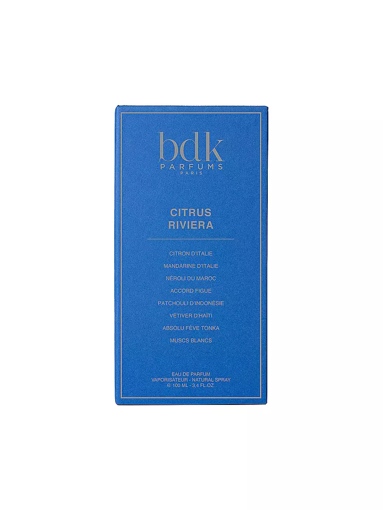 BDK | Citrus Rivera Eau de Parfum 100ml | Sin color