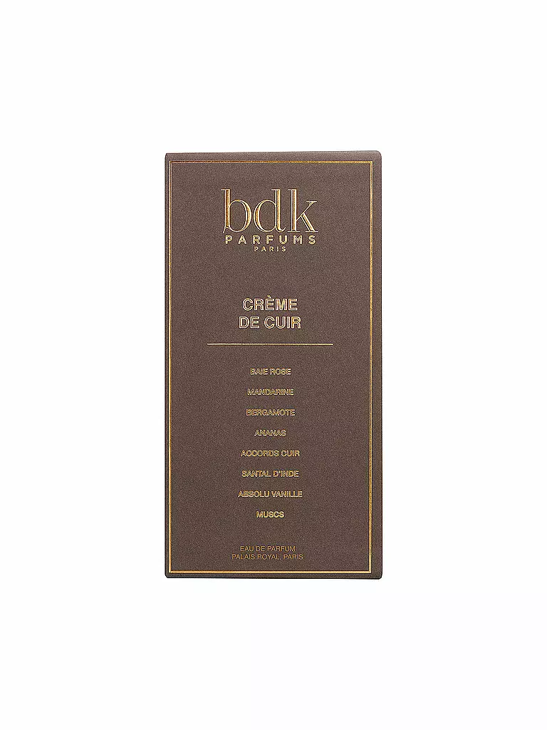 BDK | Crème de Cuir Eau de Parfum Vaporizador Natural 100ml | 