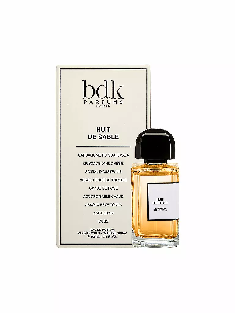 BDK | Nuit de Sable Eau de Parfum Vaporizador Natural 100ml | Sin color