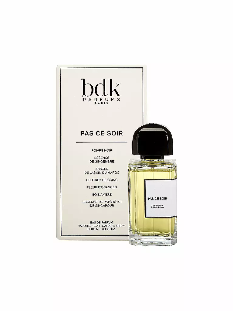 BDK | Pas ce Soir Eau de Parfum Spray Natural 100ml | Sin color