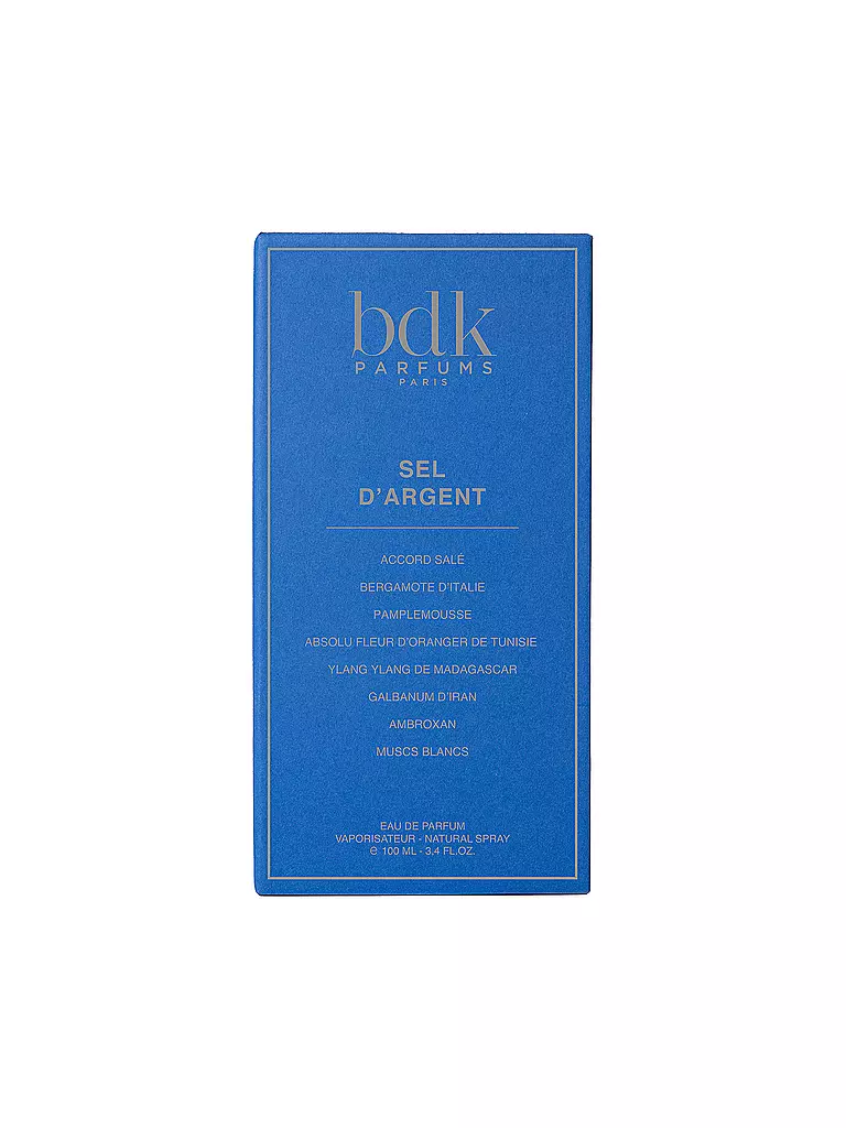 BDK | Sel D'Argent Eau de Parfum 100ml | Sin color