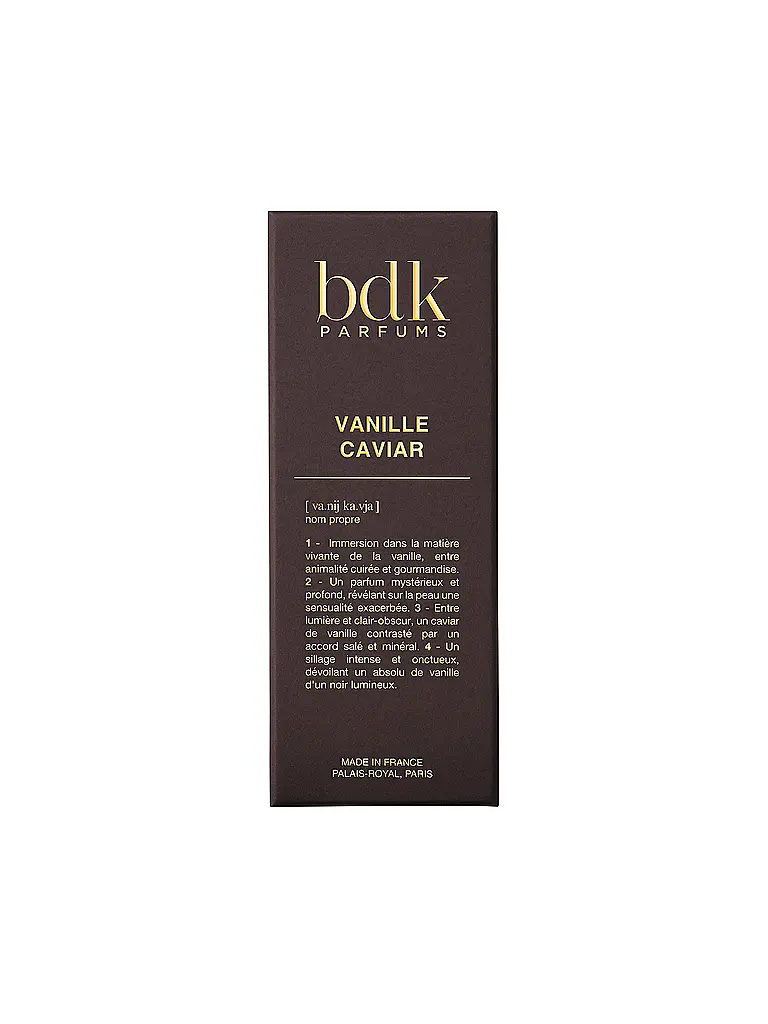 BDK | Vanille Caviar Eau de Parfum 100ml | Sin color