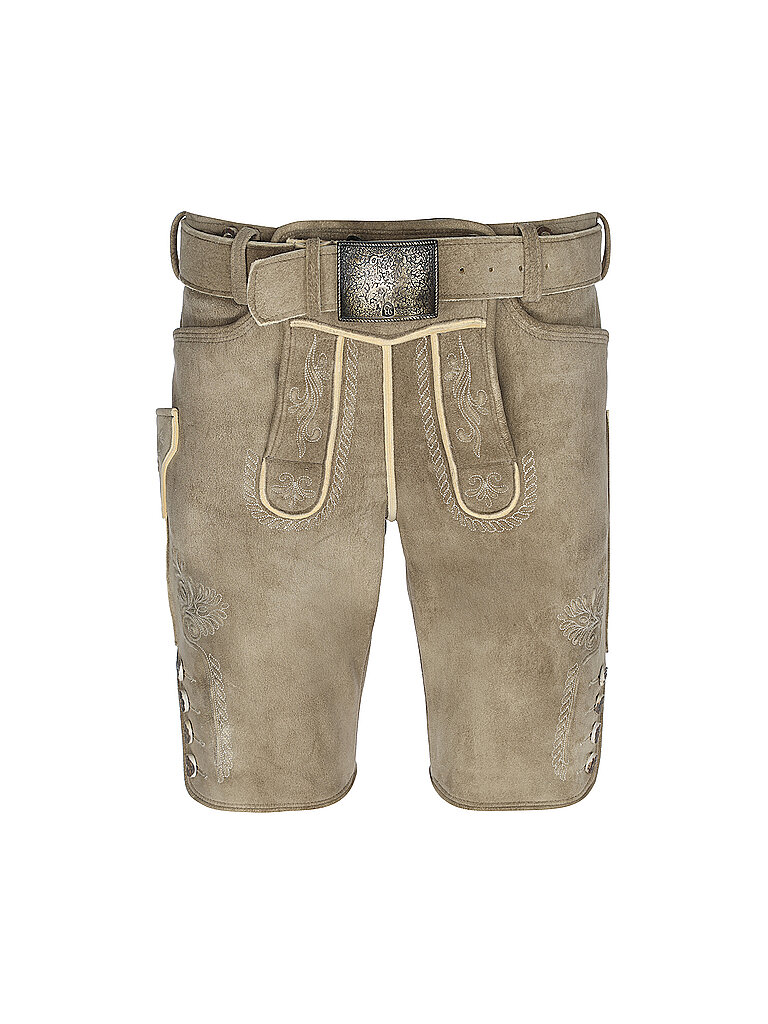 BECKERT Pantalón de cuero APPENZELL marrón claro