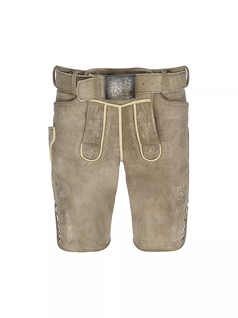 BECKERT | Pantalón de cuero APPENZELL | Marrón claro