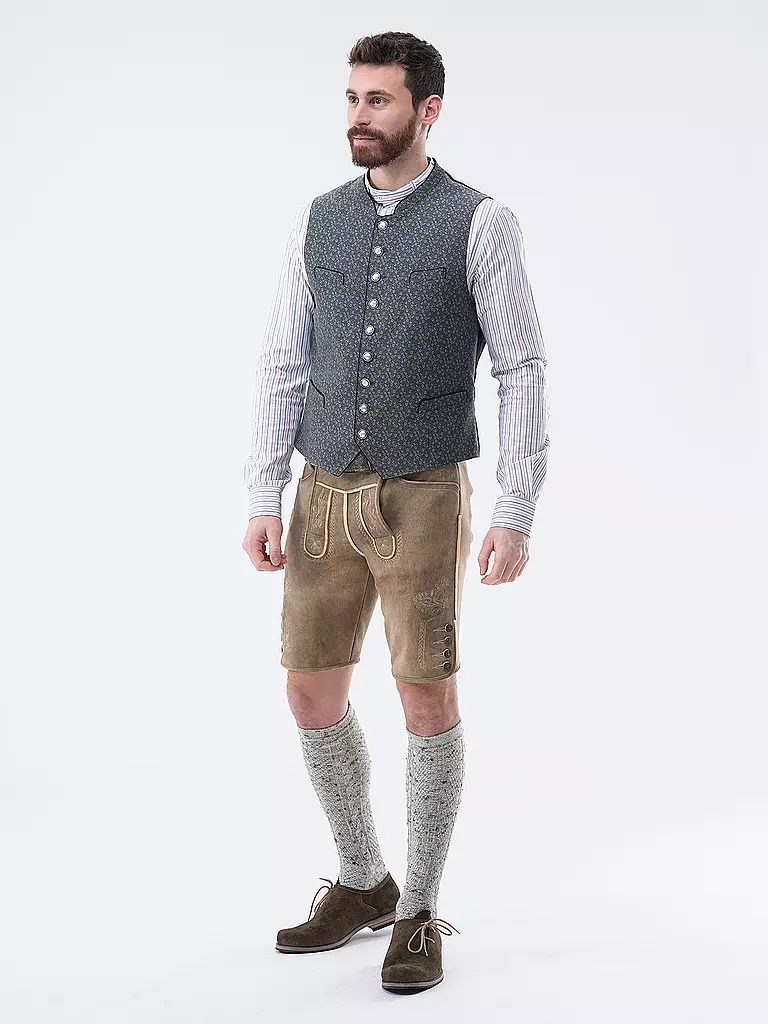 BECKERT | Pantalón de cuero APPENZELL | Marrón claro