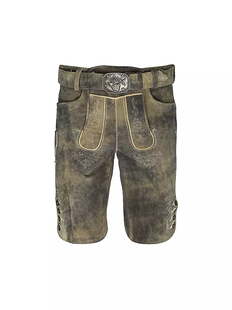 BECKERT | Pantalones de cuero Kaiserau | Marrón claro