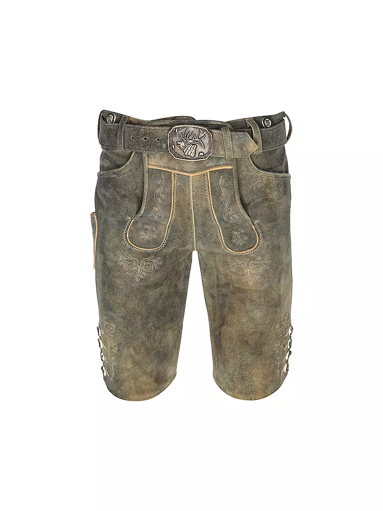 BECKERT | Pantalones de cuero KAISERAU | Marrón claro