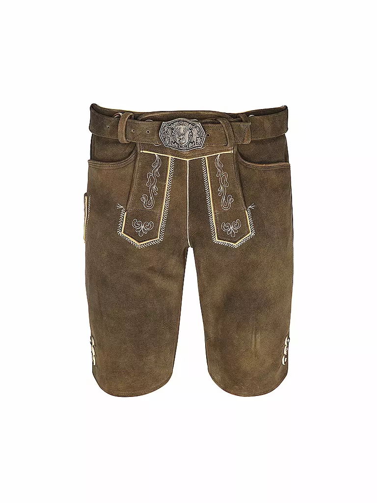 BECKERT | Pantalones de cuero LEO | Marrón claro