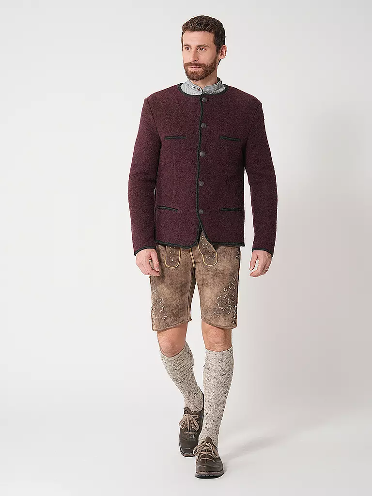 BECKERT | Pantalones de cuero tradicionales LICHTENSTEIN | Verde oscuro