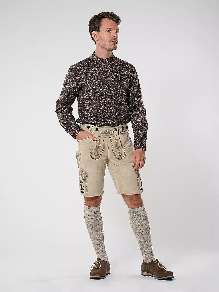 BECKERT | Pantalones de cuero | Crema