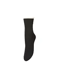 BECKSÖNDERGAARD | Calcetines SCALLOP Black Melange | Negro