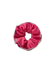 BECKSÖNDERGAARD | Goma para el pelo - Scrunchie LUSTER BEAD Negro | Fucsia