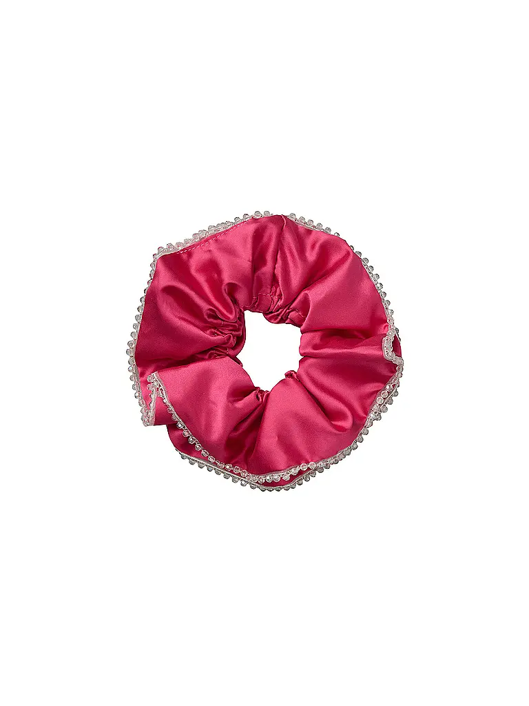 BECKSÖNDERGAARD | Goma para el pelo - Coletero LUSTER BEAD Rosa | Fucsia