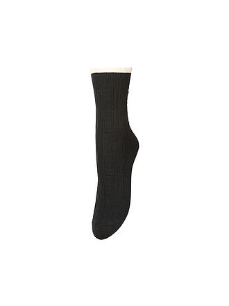 BECKSÖNDERGAARD | Calcetines SCALLOP Black Melange