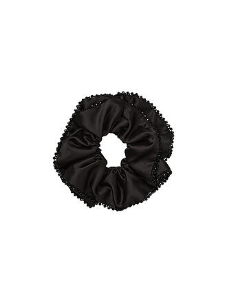 BECKSÖNDERGAARD | Goma para el pelo - Scrunchie LUSTER BEAD Negro