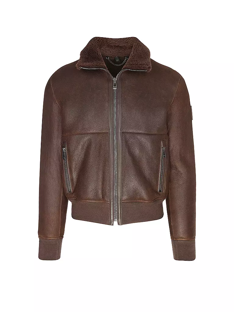 BELSTAFF | Chaqueta de cuero TRACE | Marrón