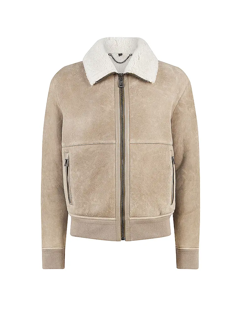 BELSTAFF | Chaqueta de cuero TRACE | Beige