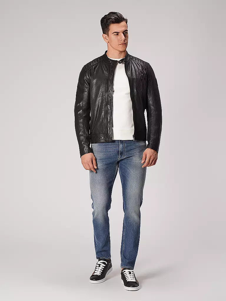BELSTAFF | Chaqueta de cuero V RACER 2.0 | Negro
