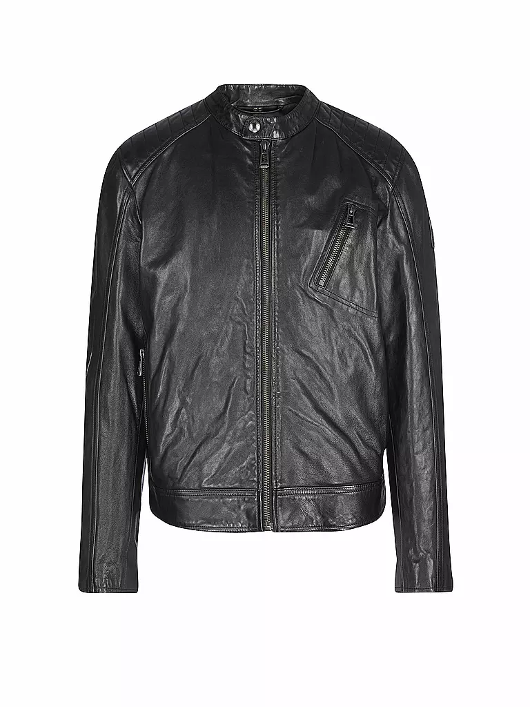 BELSTAFF | Chaqueta de cuero V-Racer | Negro