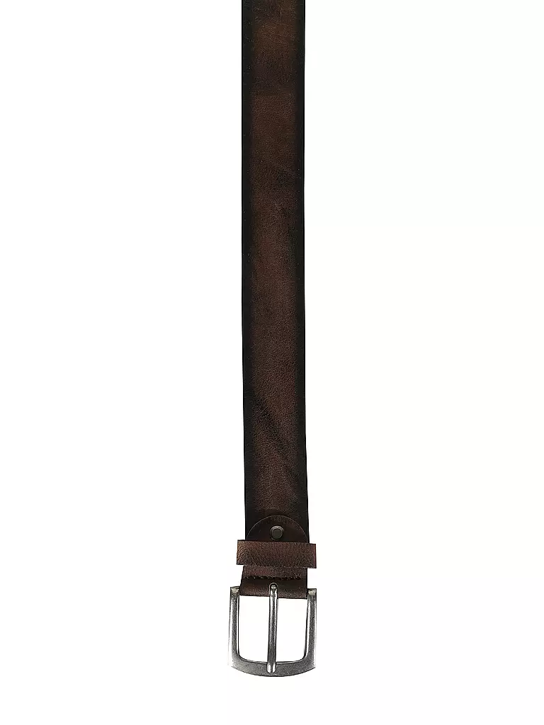 BERND GÖTZ | Cinturón de cuero | Marrón