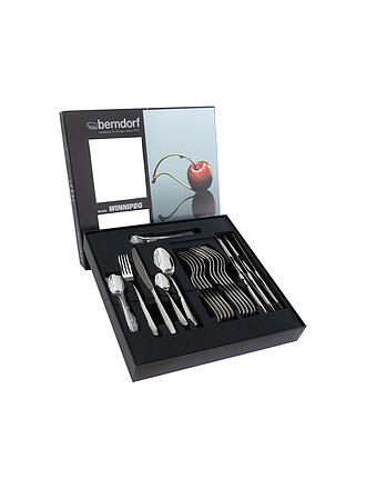 BERNDORF | Cubiertos de 30 piezas WINNIPEG Nicro® pulido arenado