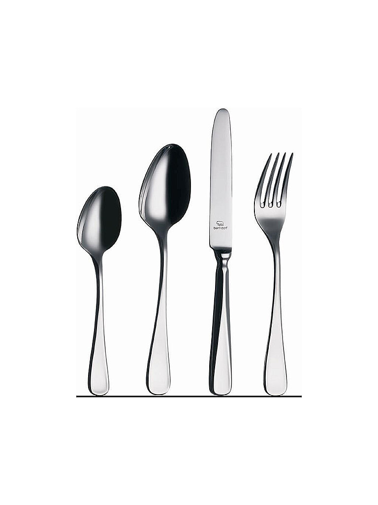 BERNDORF Juego de cubiertos para niños de 4 piezas ROYAL SOLITUDE 90Gr. Plateado plata