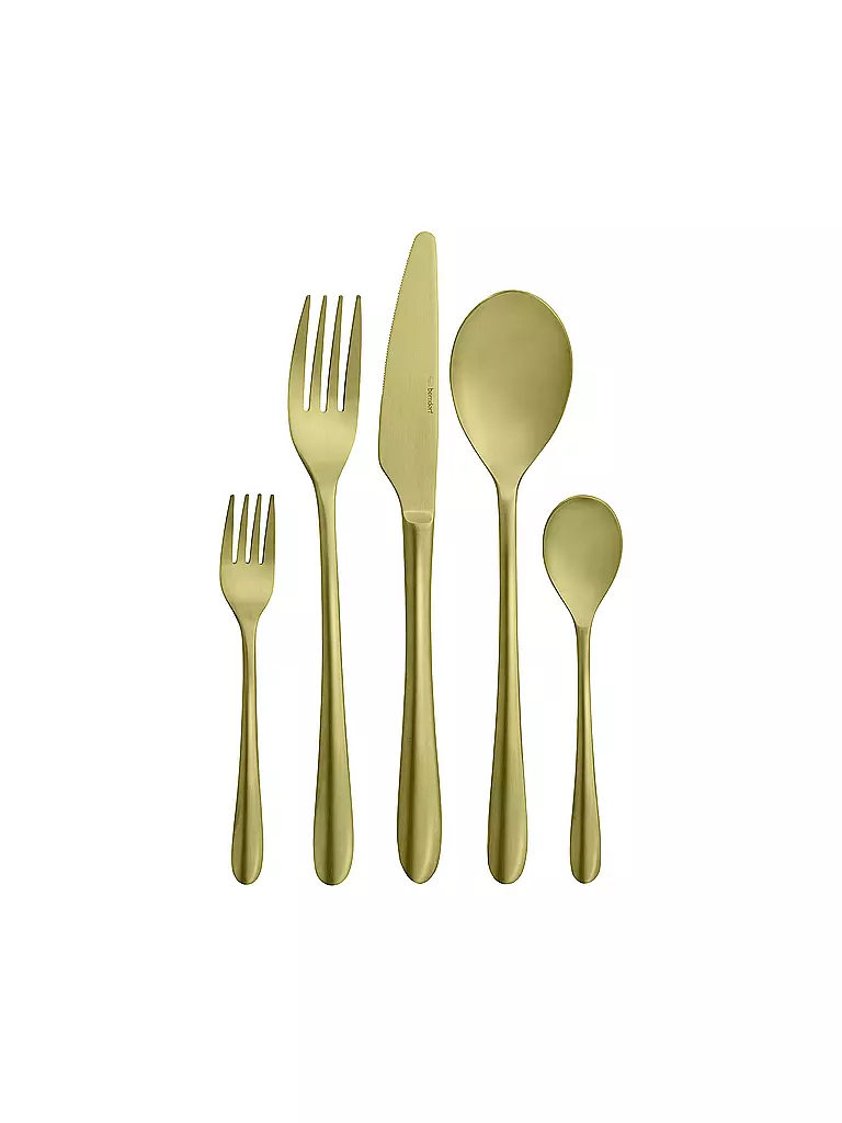 BERNDORF | Cubiertos de 20 piezas ONTARIO PVD Oro | Oro