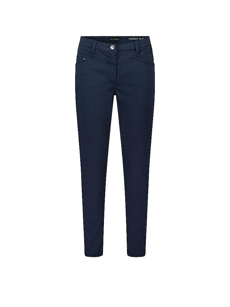 Pantalón de vestir 7/8 azul oscuro 46